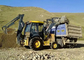 Retroexcavadora hidráulica rodada para el tractor compacto 7400 kilogramos de peso de funcionamiento proveedor